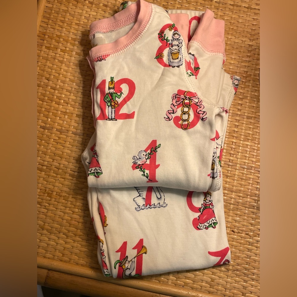 4T 12 Days of Christmas The Beaufort Bonnet Company pajamas